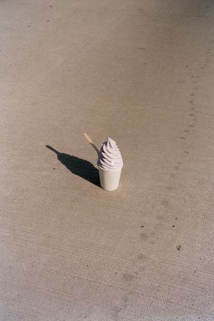 Lavender soft serve